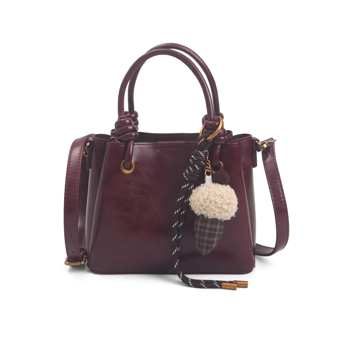Free Maroon Elegant Handbag for Women Image