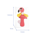 Free Multicolor Hand Pressed Flamingo Image