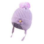 3-8Y Purple Hat for Girl Image