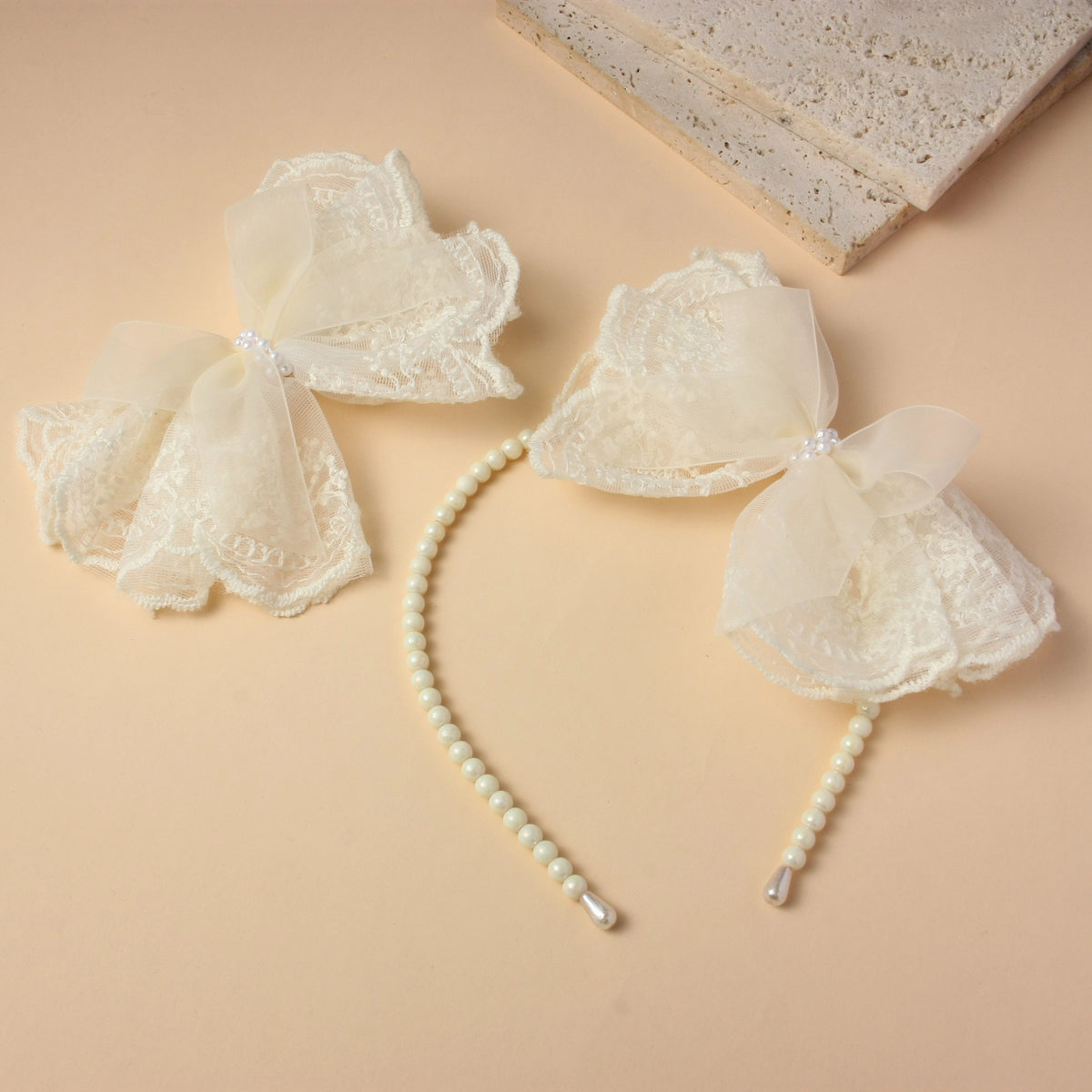 طقم إكسسوارات شعر للبنات 