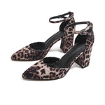 Coffee Elegant Heel Shoes for Women Image