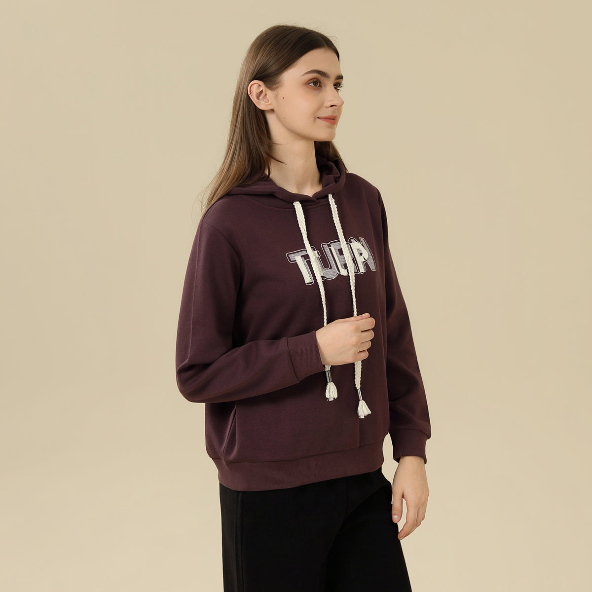 Embroidery Hoodie For Women