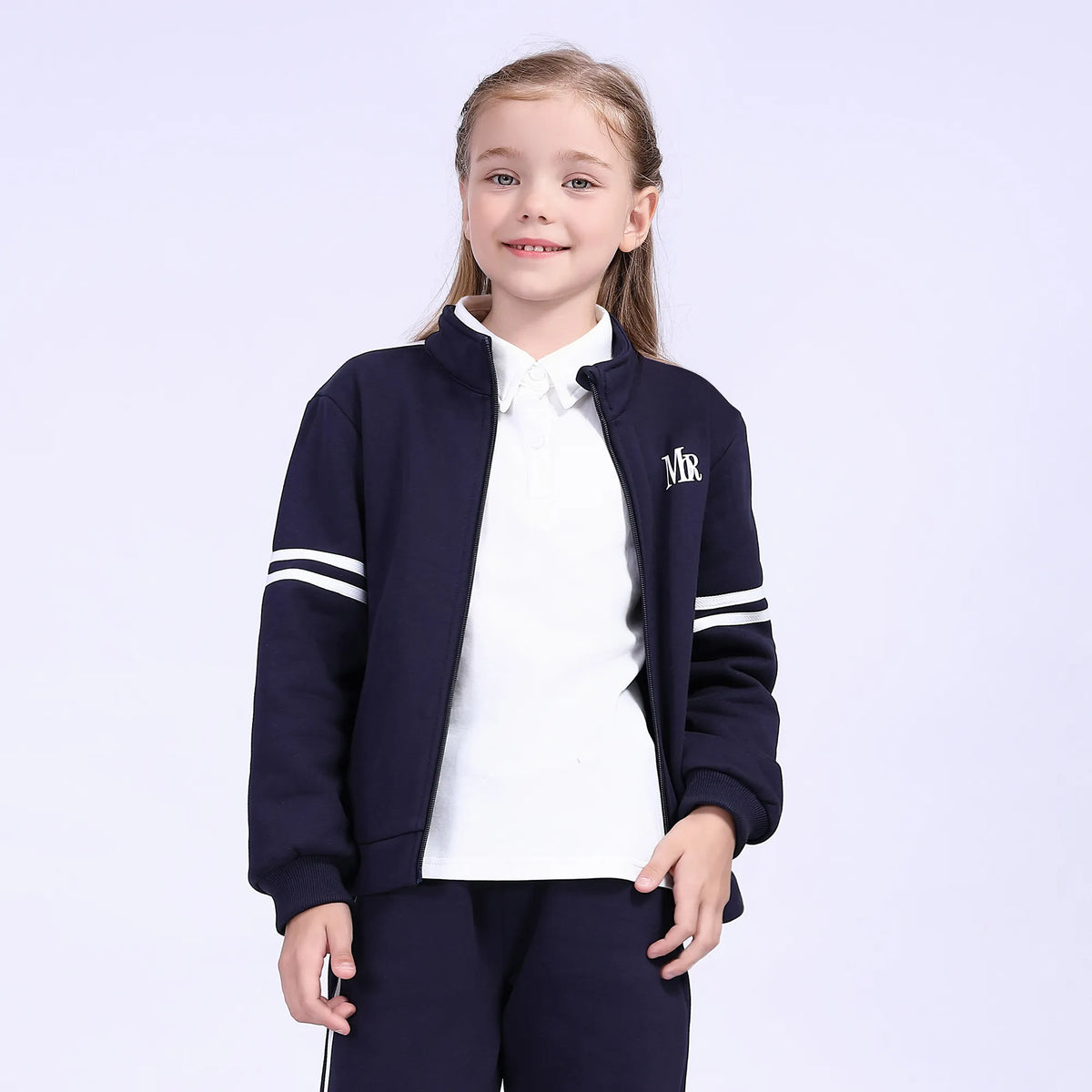 printed school jacket for girls image