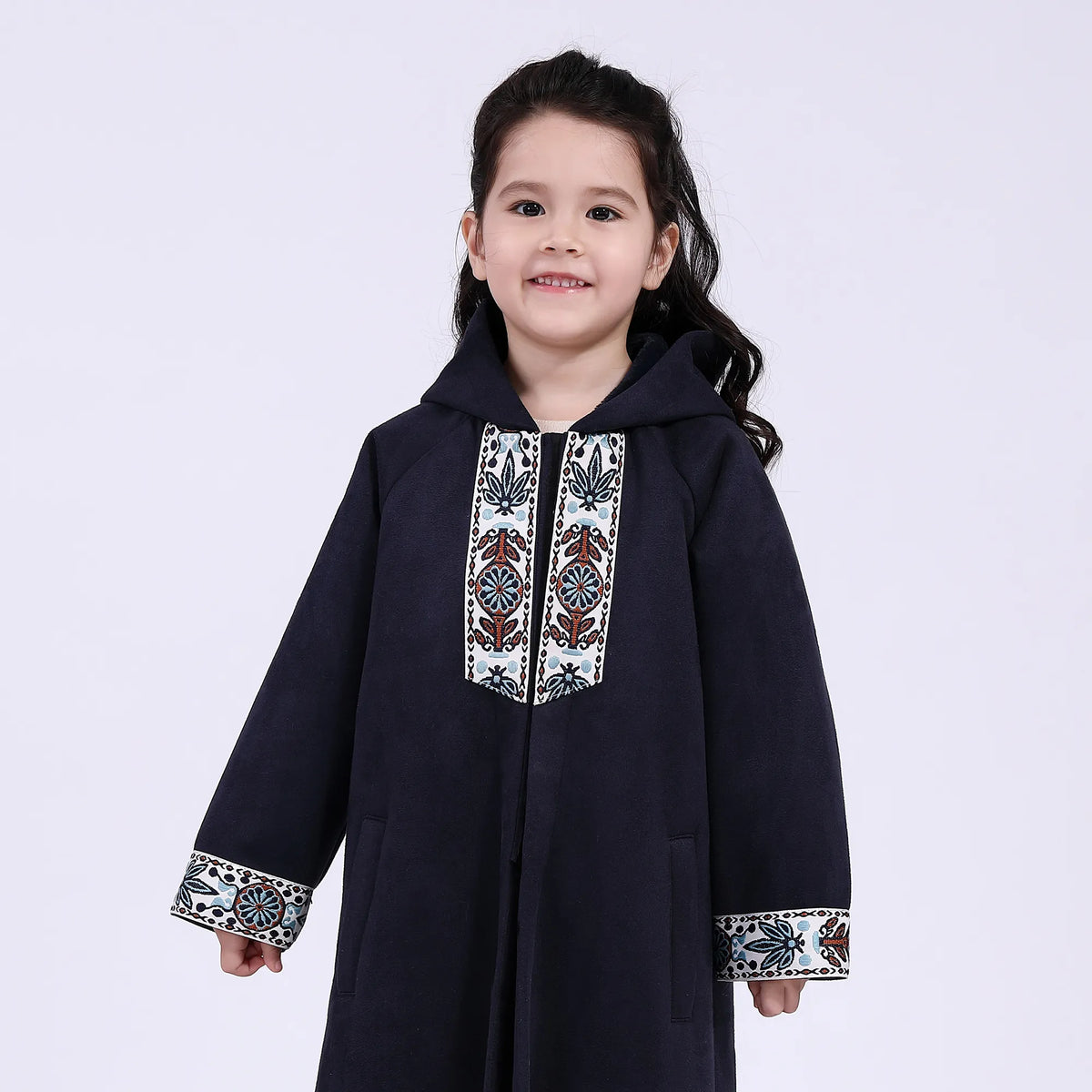 Embroidery Galabia Jacket For Girls