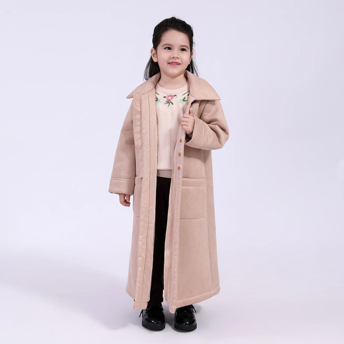 Plain Galabia Jacket For Girls