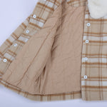 Casual Checked Jacket for Girls Image