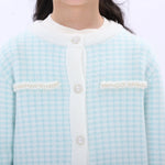 Casual Checked Jacket for Girls Image