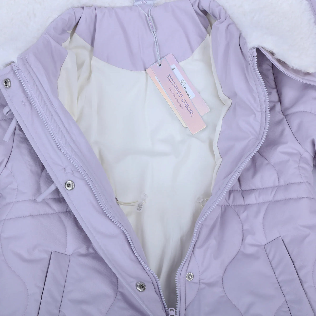 Casual Solid Jacket for Girls Image