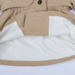 Casual Plain Jacket for Girls Image