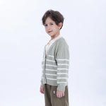 Casual Striped Jacket for Boys Image