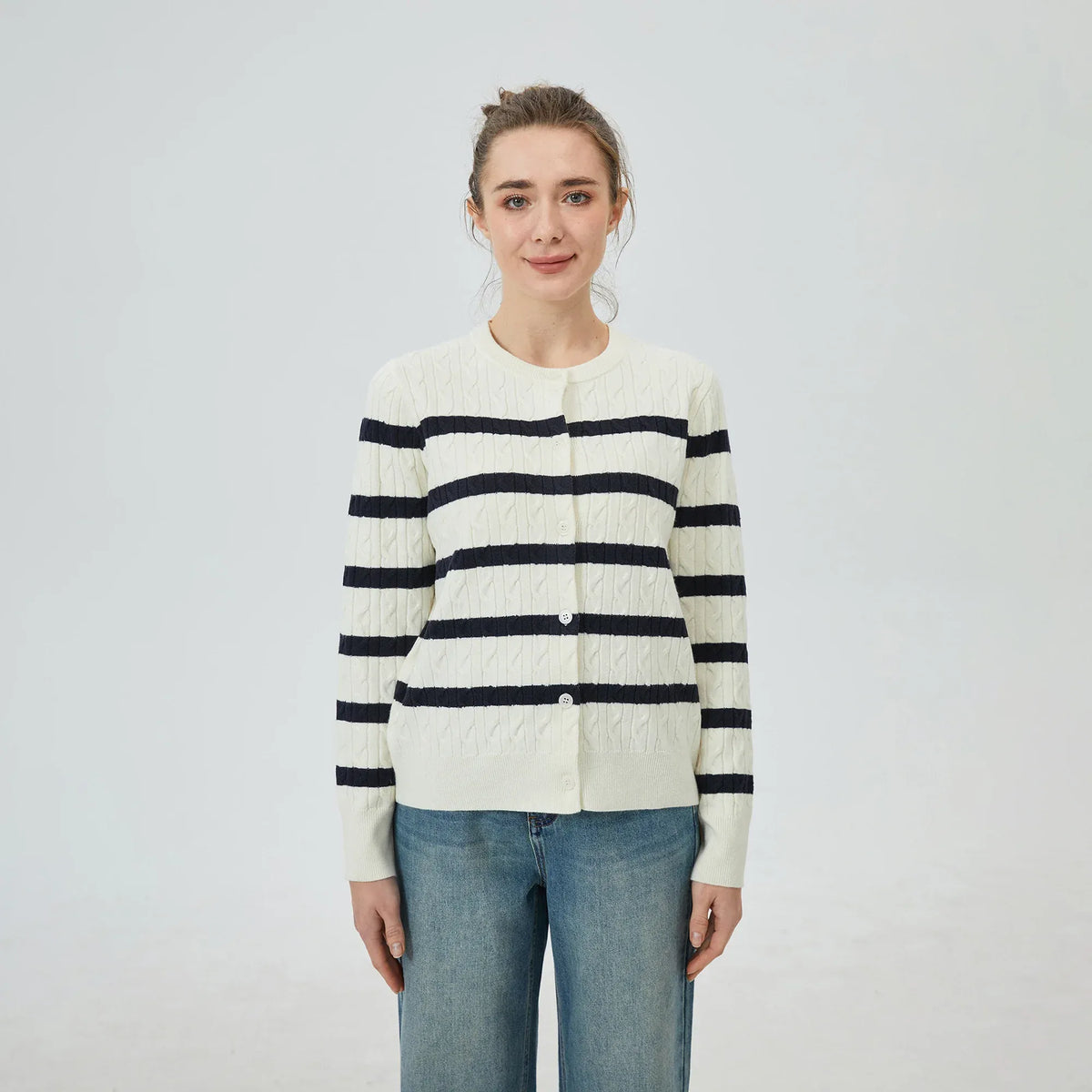 Striped Jacket for Women Image