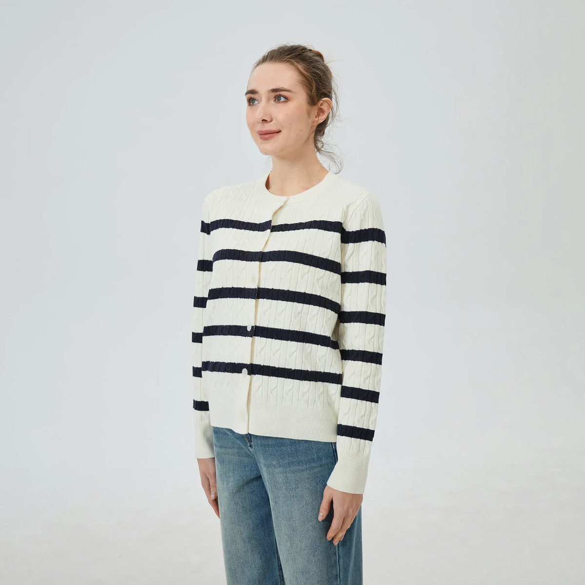 Striped Jacket for Women Image