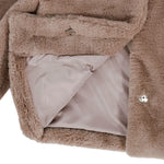 Casual Solid Jacket for Girls Image