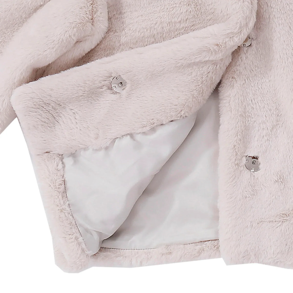 Casual Solid Jacket for Girls Image