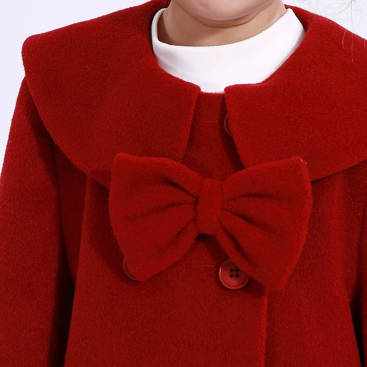 Casual Plain Jacket for Girls Image