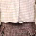 Checked Formal Jacket for Girls Image