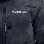 Tie-Dye Loose Sleeve Jacket with With Hood for Men Image