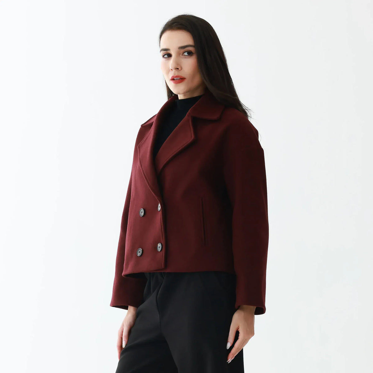 Elegant Plain Jacket for Women Image