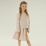 Striped Casual Jacket for Girls