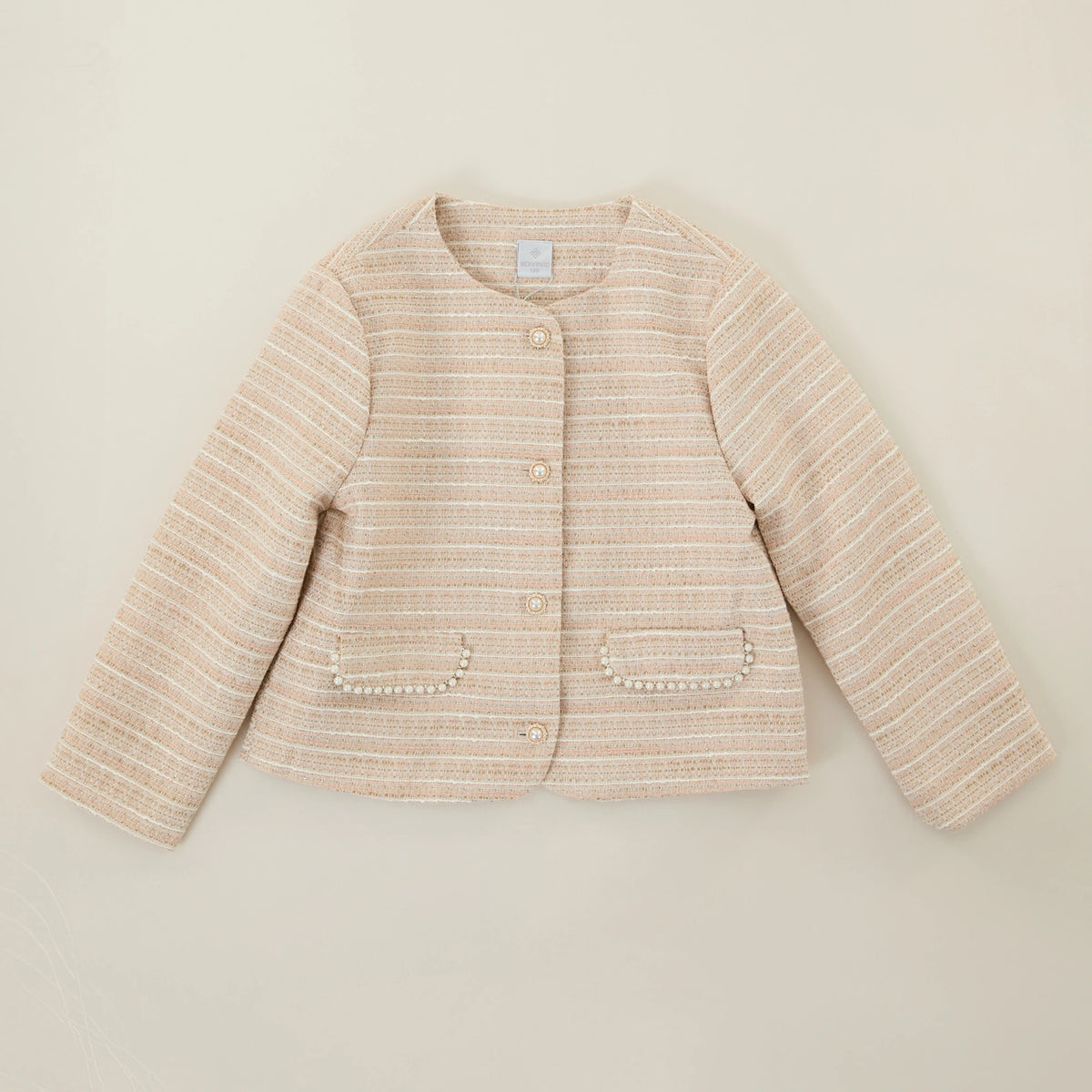 Striped Casual Jacket for Girls