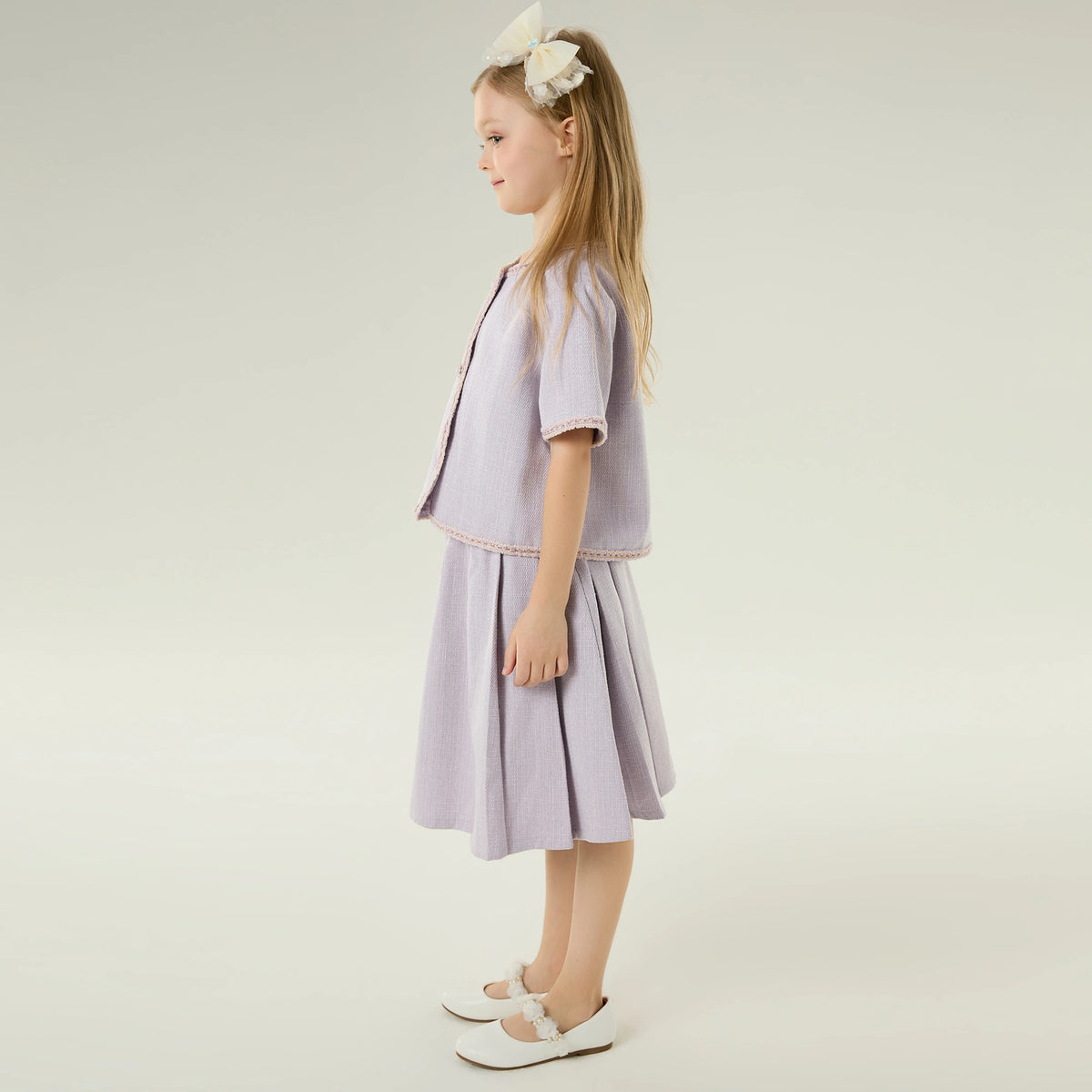 Solid Casual Jacket for Girls