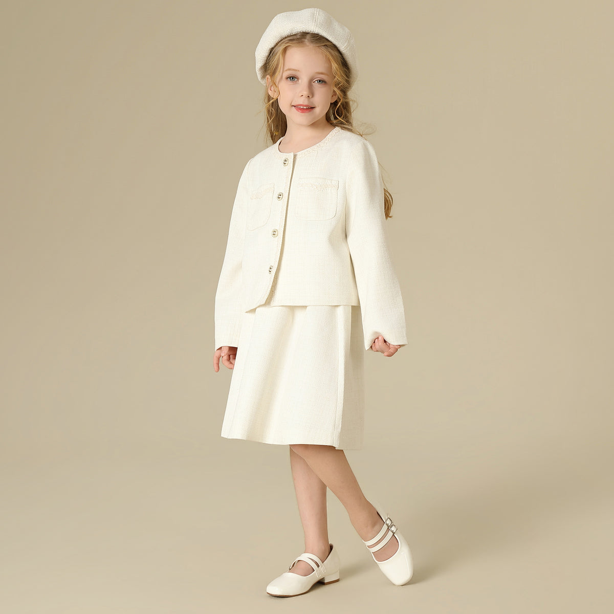 Solid Jacket For Girls