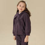 Solid Jacket For Girls