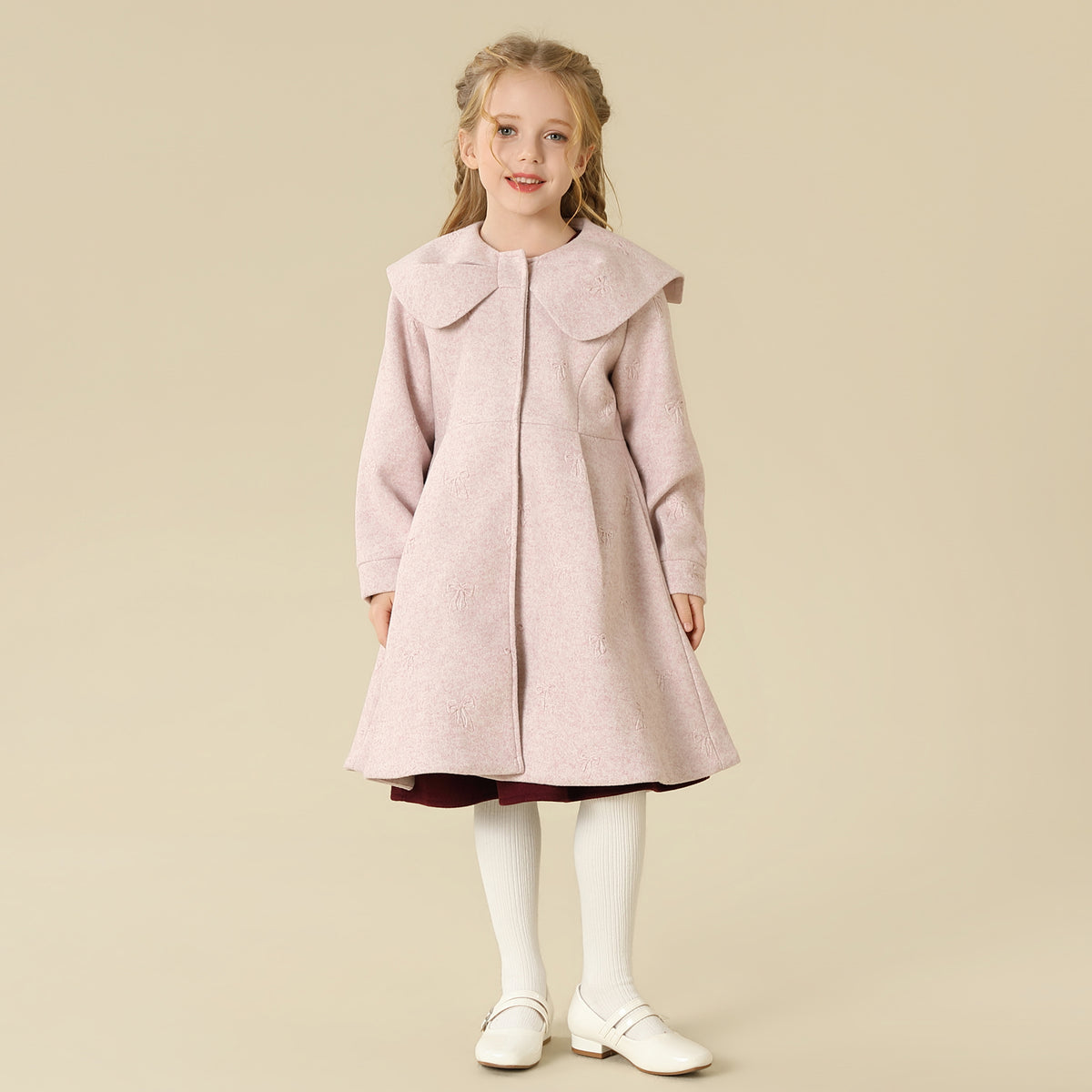 Solid Jacket For Girls