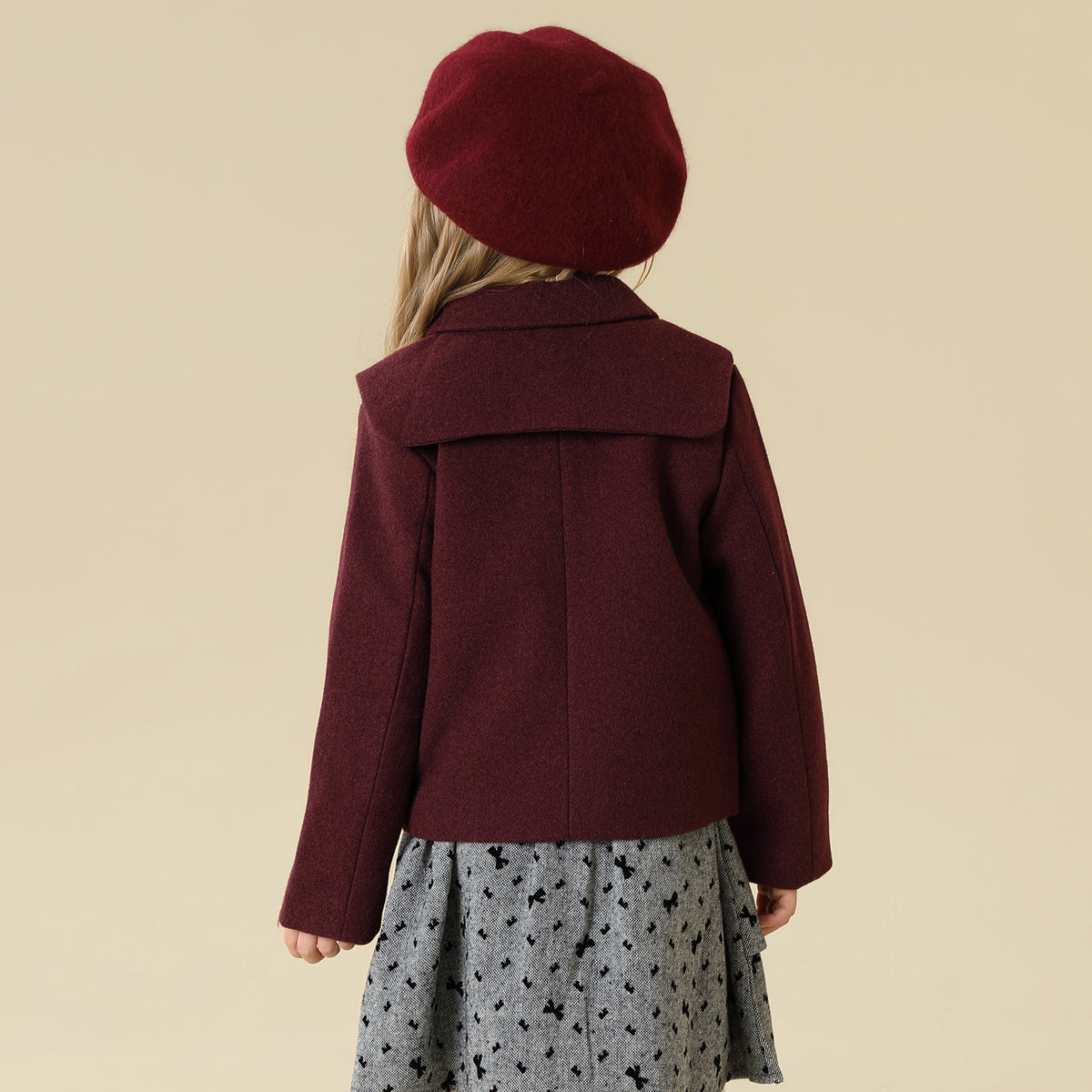 Solid Jacket For Girls