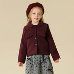 Solid Jacket For Girls