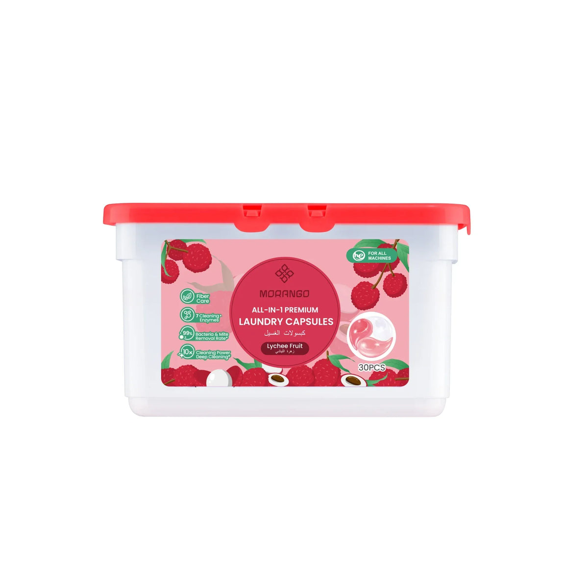 Lychee Fruit Laundry Capsules 30 pcs Image