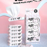 Mini Hand & Mouth Wet Wipes 64 pieces