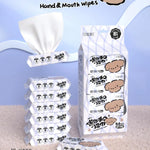 Mini Hand & Mouth Wet Wipes 64 pieces