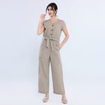 Casual Plain Overalls for Women