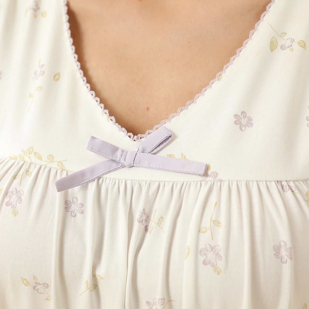 Floral Pajama Dress For Women
