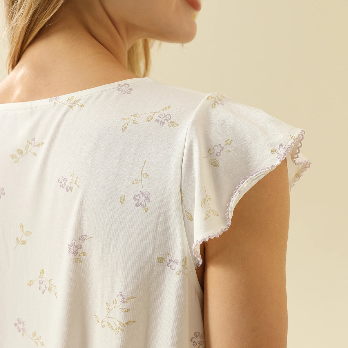 Floral Pajama Dress For Women