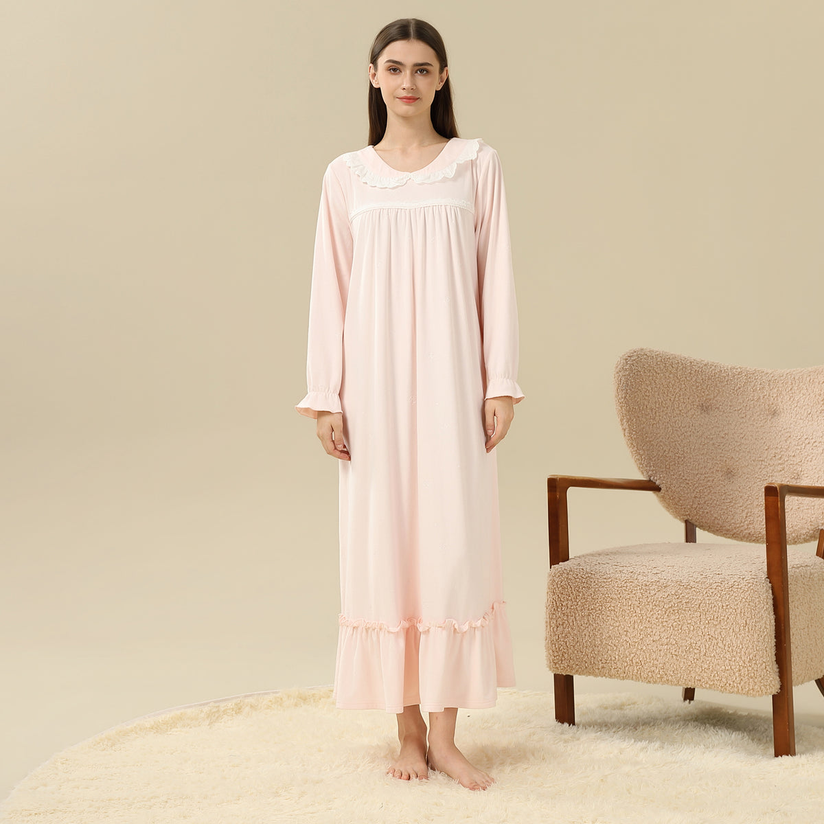laced PajamaDress For Women
