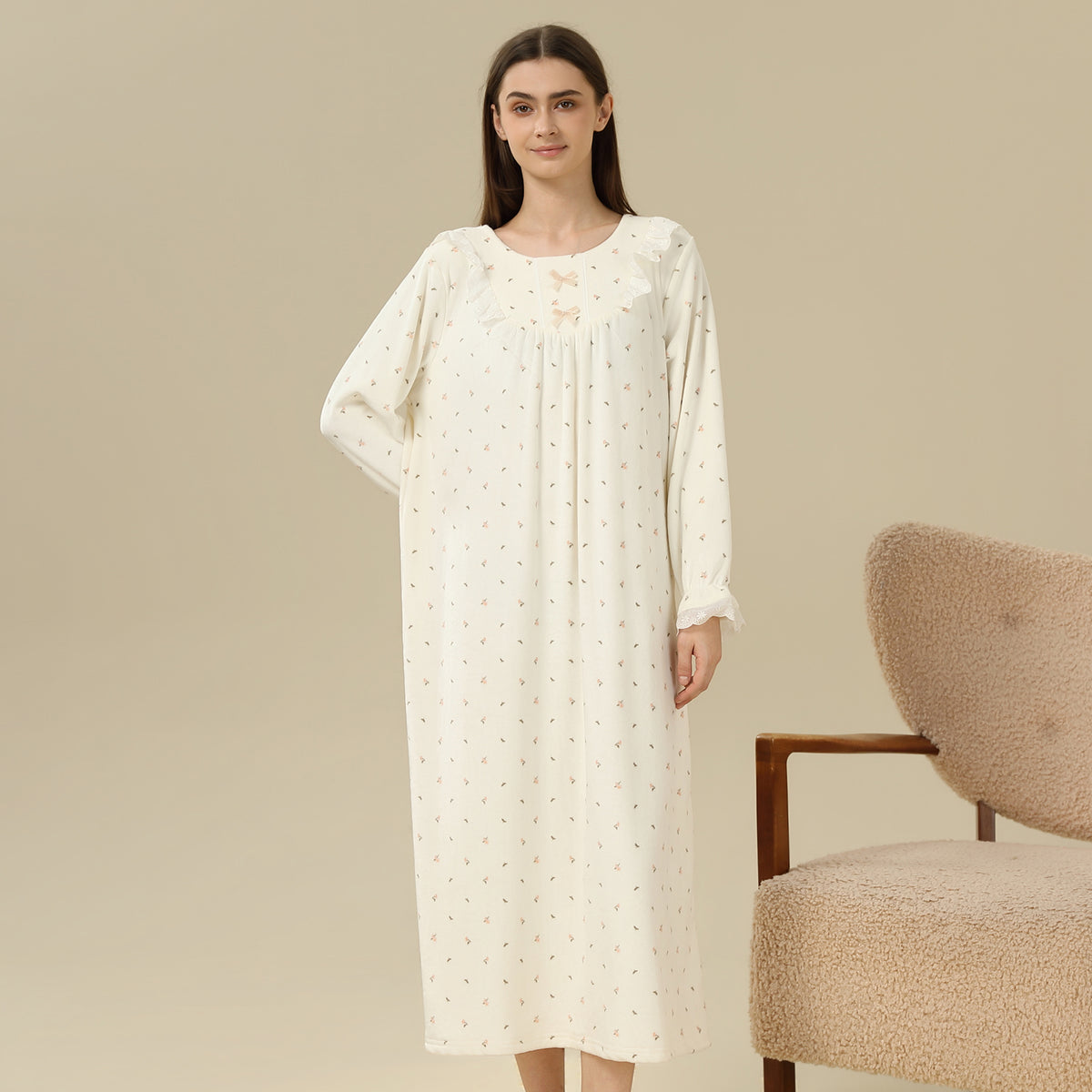 Floral PajamaDress For Women