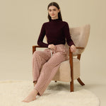 Checked PajamaPants For Women