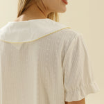Jacquard Pajama Set 2Pc For Women
