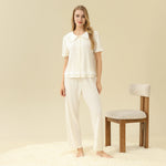 Jacquard Pajama Set 2Pc For Women