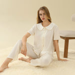 Jacquard Pajama Set 2Pc For Women