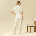 Floral Pajama Set 2Pc For Women