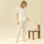 Floral Pajama Set 2Pc For Women