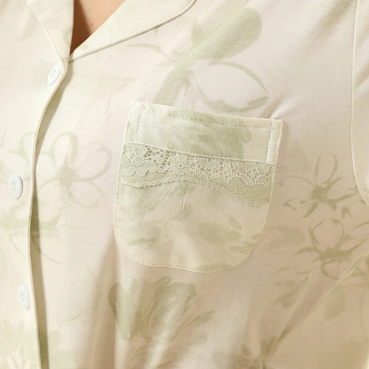 Floral Pajama Set 2Pc For Women