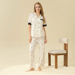 Floral Pajama Set 2Pc For Women