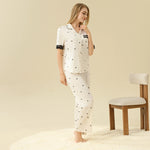Floral Pajama Set 2Pc For Women