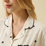 Floral Pajama Set 2Pc For Women