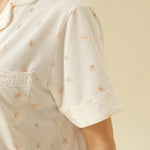 Floral Pajama Set 2Pc For Women