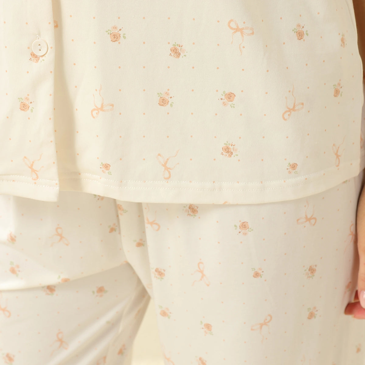 Floral Pajama Set 2Pc For Women